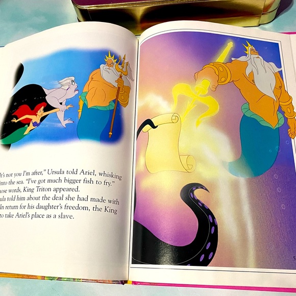 DISNEY’S THE LITTLE MERMAID VTG 2002 A READ ALOUD BOOK HARDCOVER 65 Pages - Picture 11 of 16